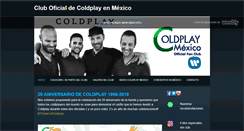 Desktop Screenshot of coldplaymexico.com